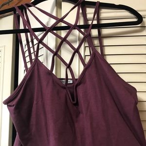 Fun checkered front crop top